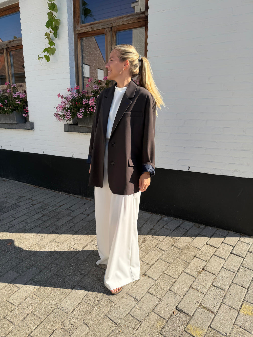 Chocolate Oversized Blazer