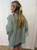 Oversized Blouse Mint Green