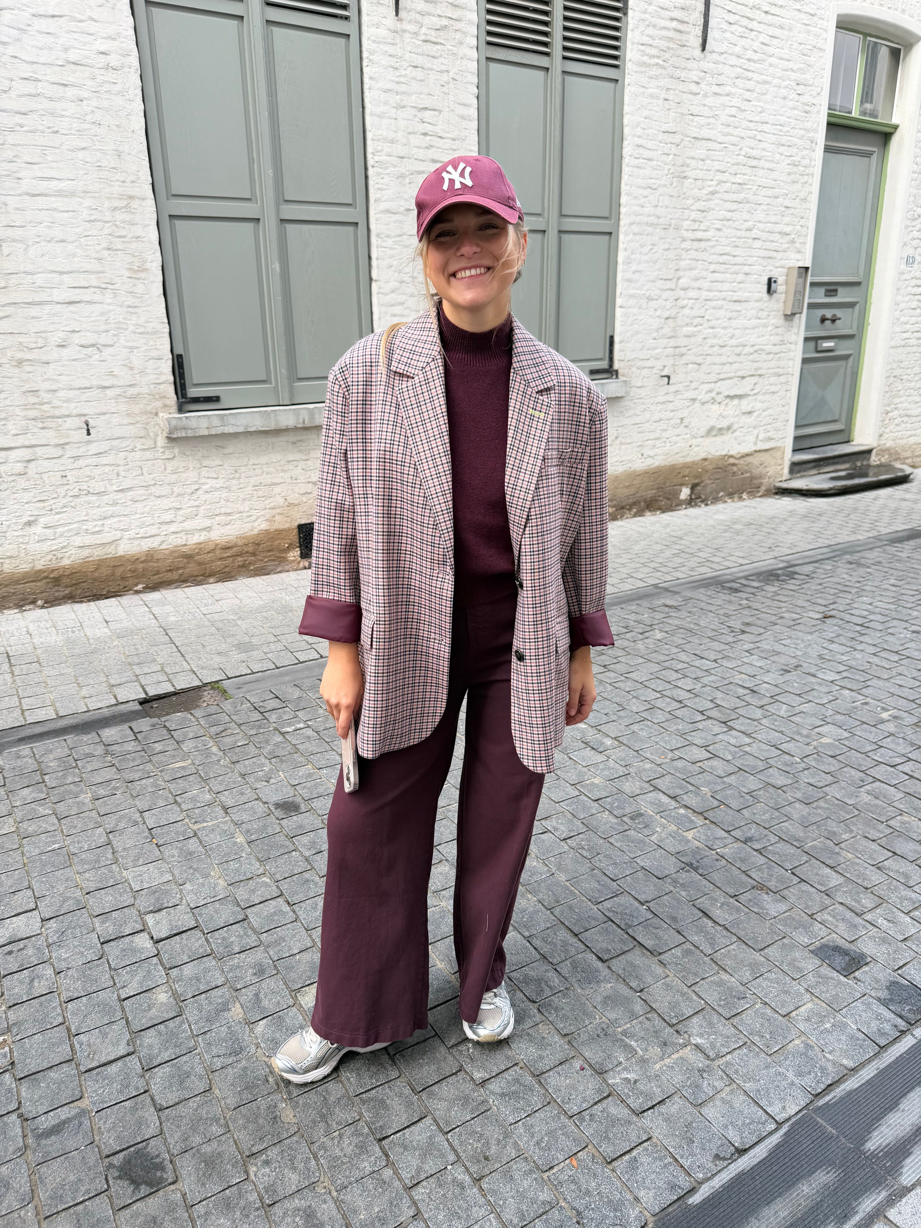 Marly Blazer Carreaux