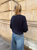 Rose Knit Marine