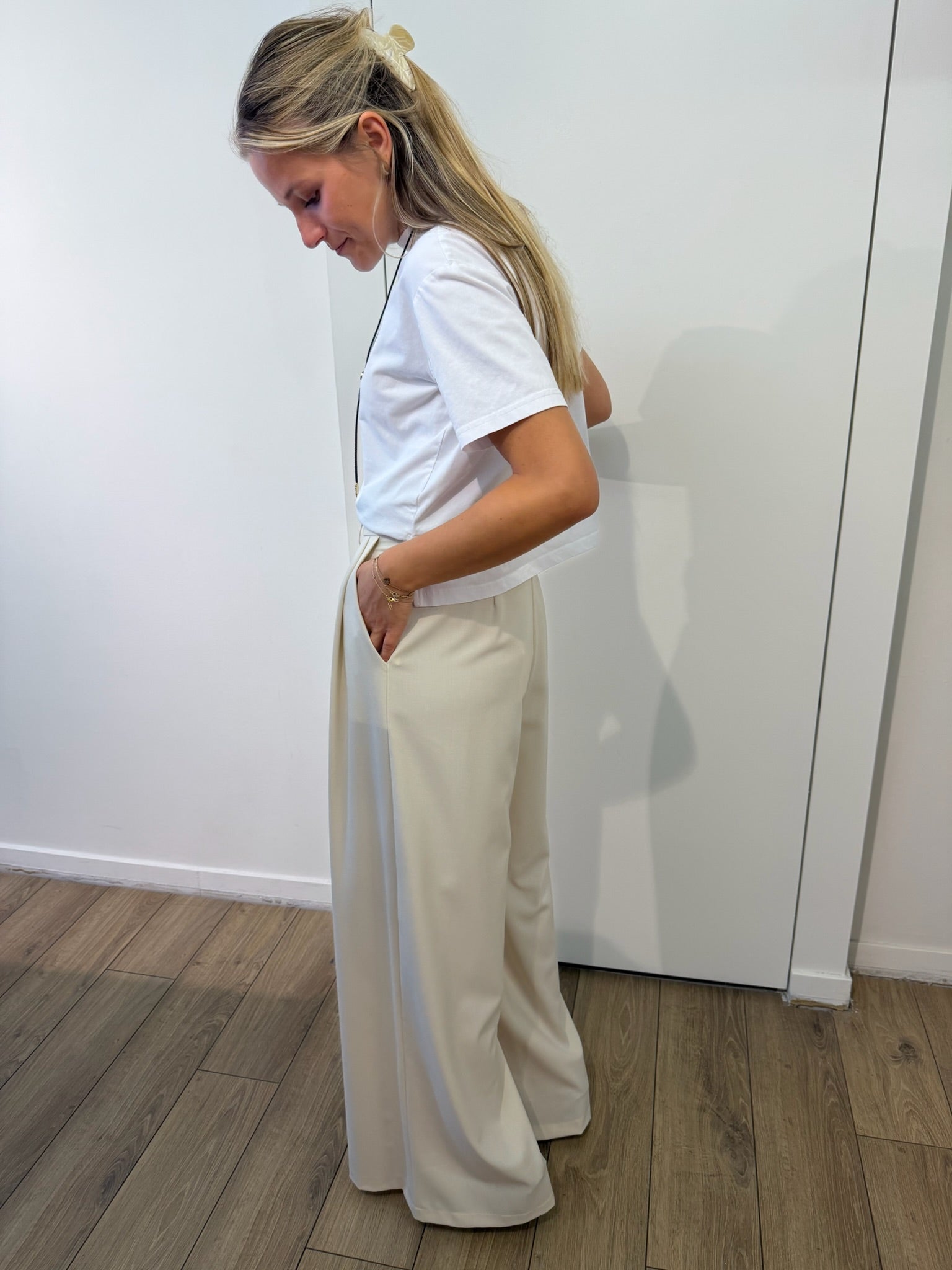 Alizee Pants Ecru