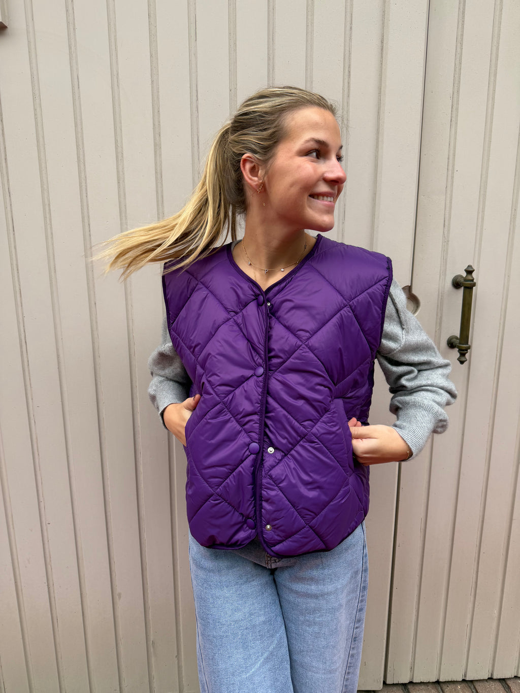 Julie Bodywarmer Purple