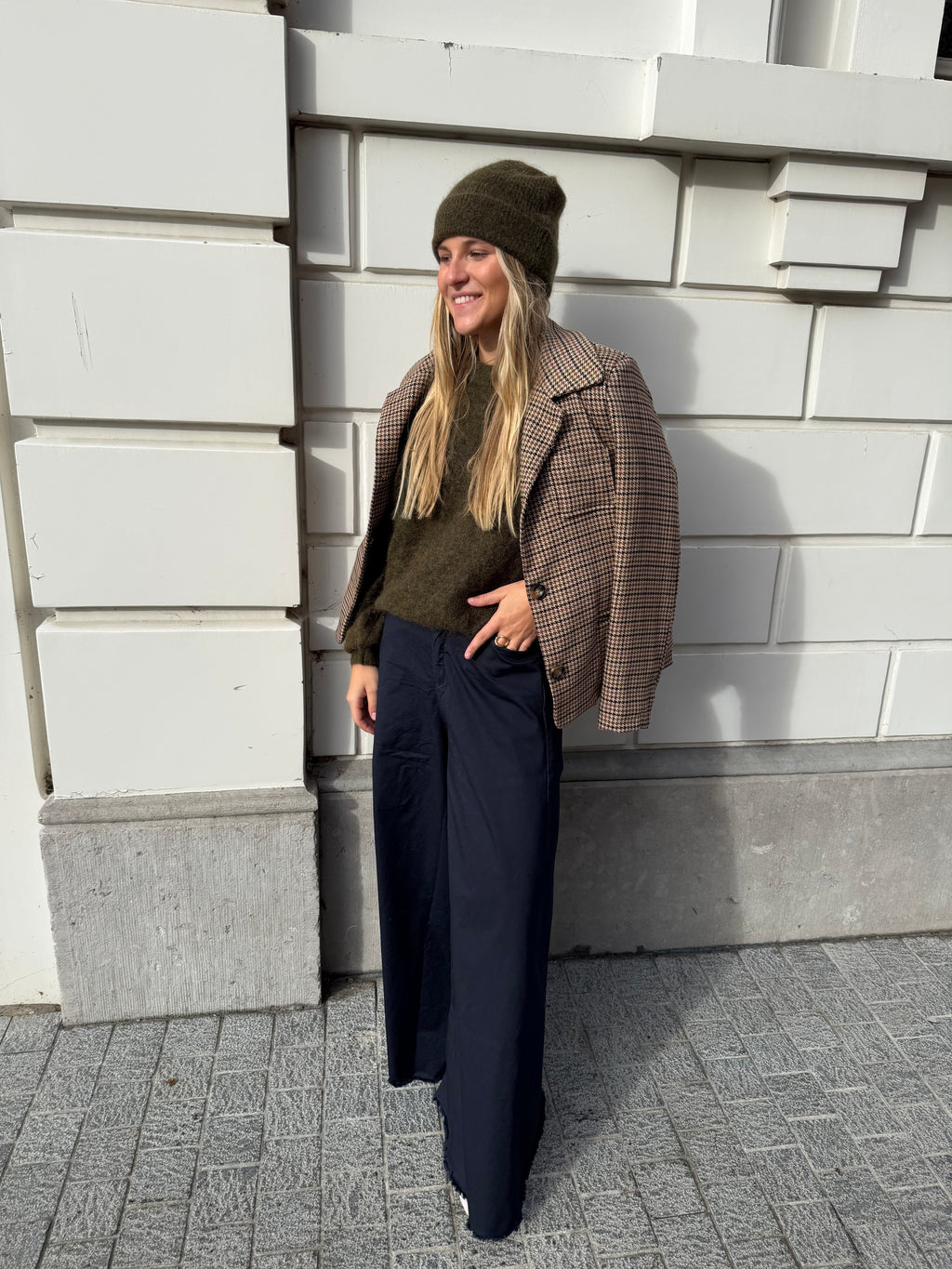Eveline Wide Pants Marine