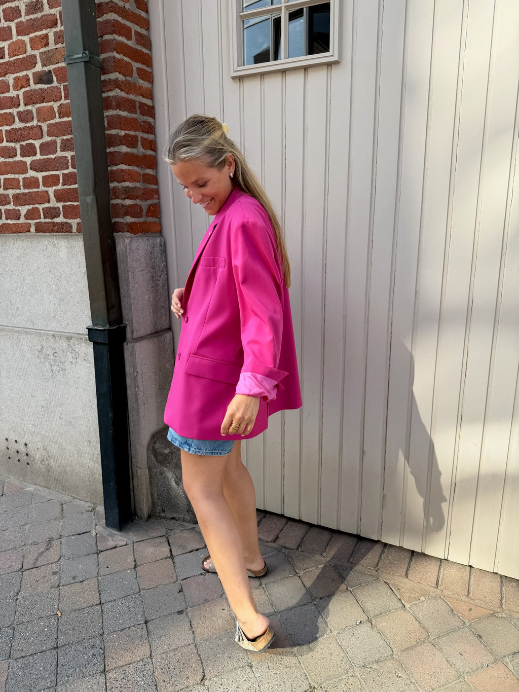 Oversized Blazer Fushia
