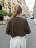 Rose Knit Khaki