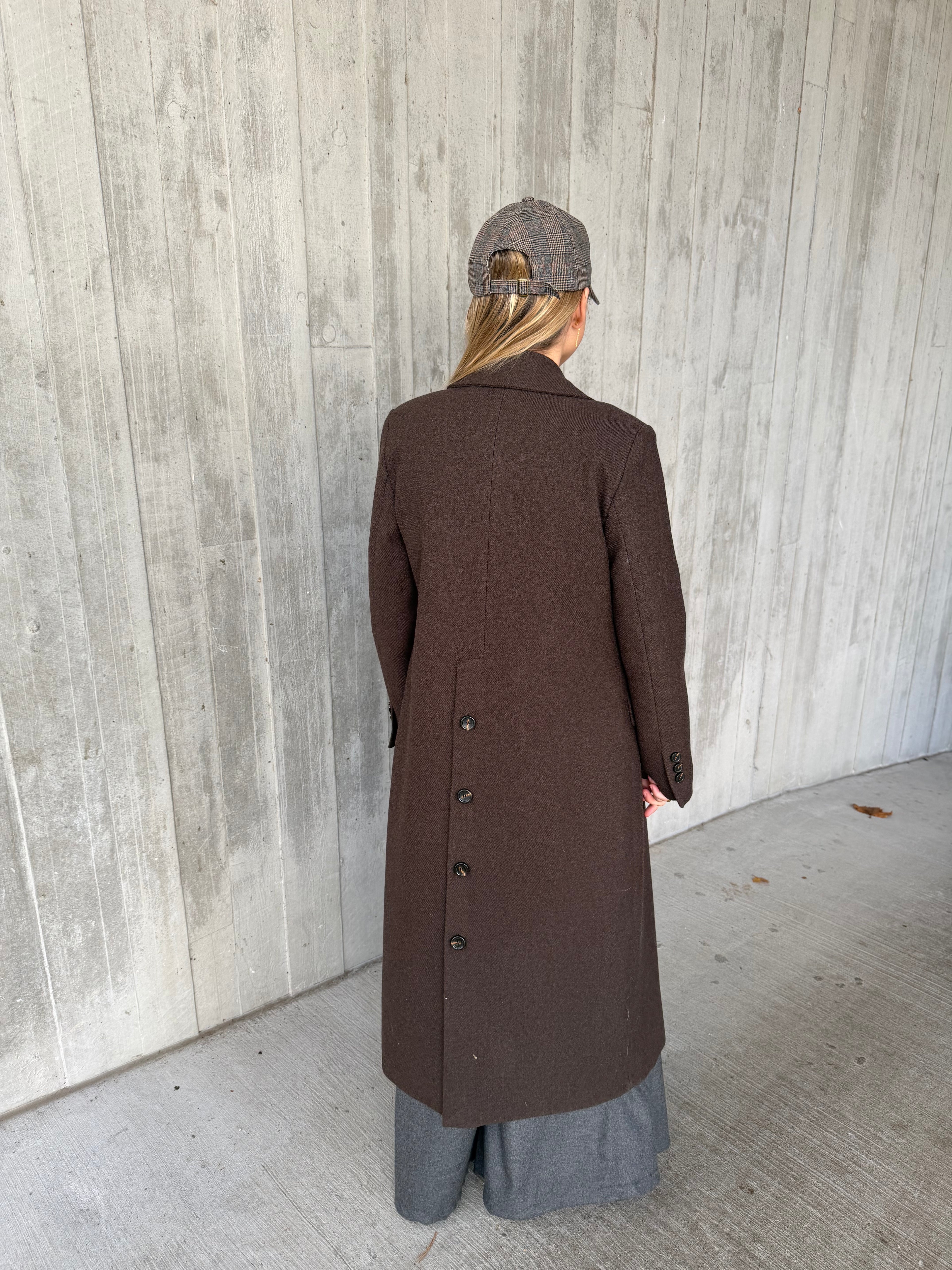 Alexandra Coat Chocolate