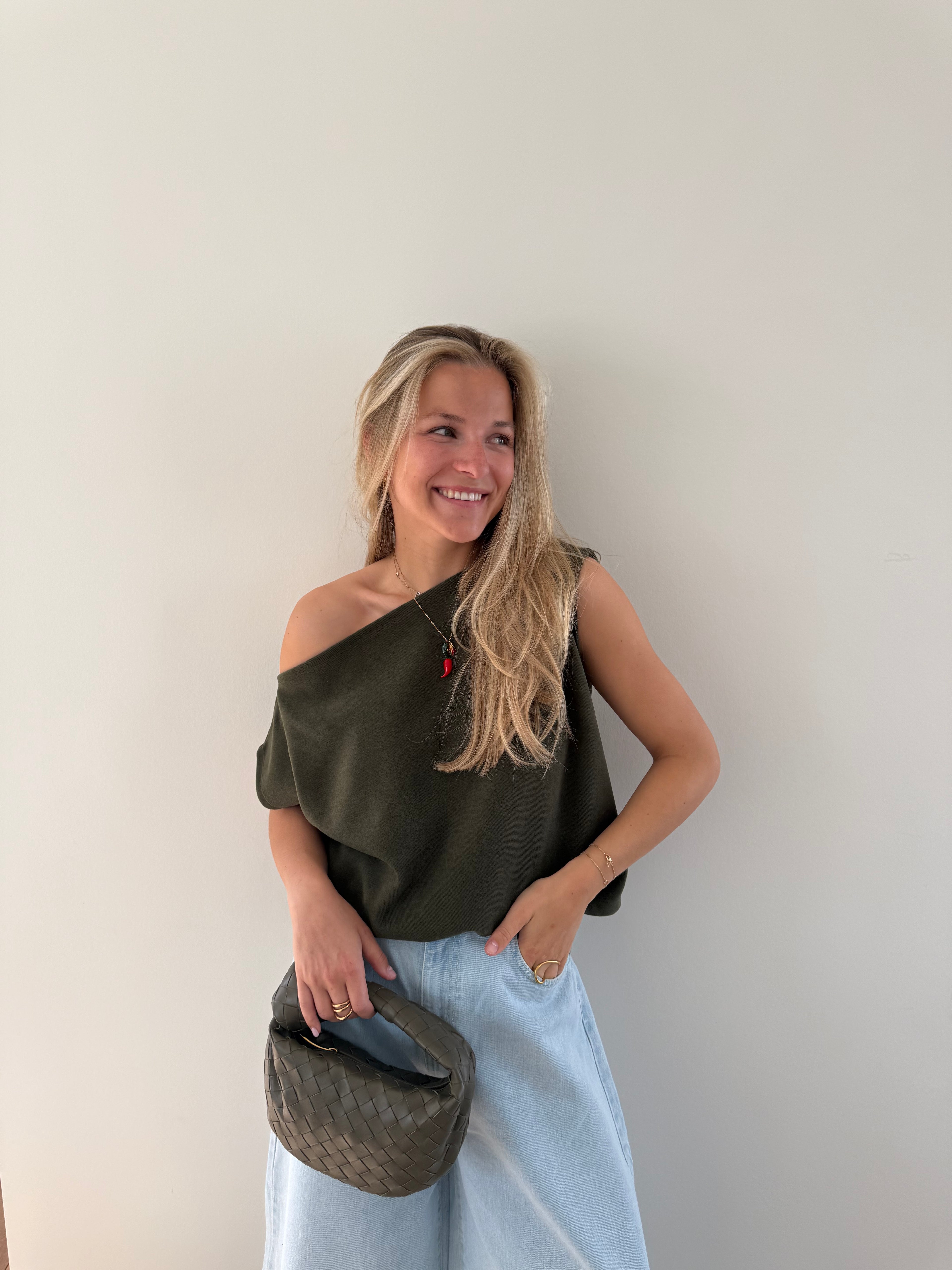 Madeleine Top Khaki