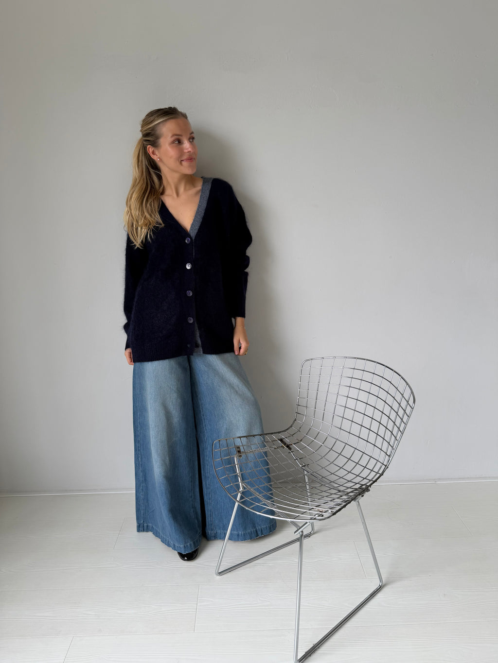 Nina Cardigan Marine