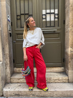 Estelle Pants Red