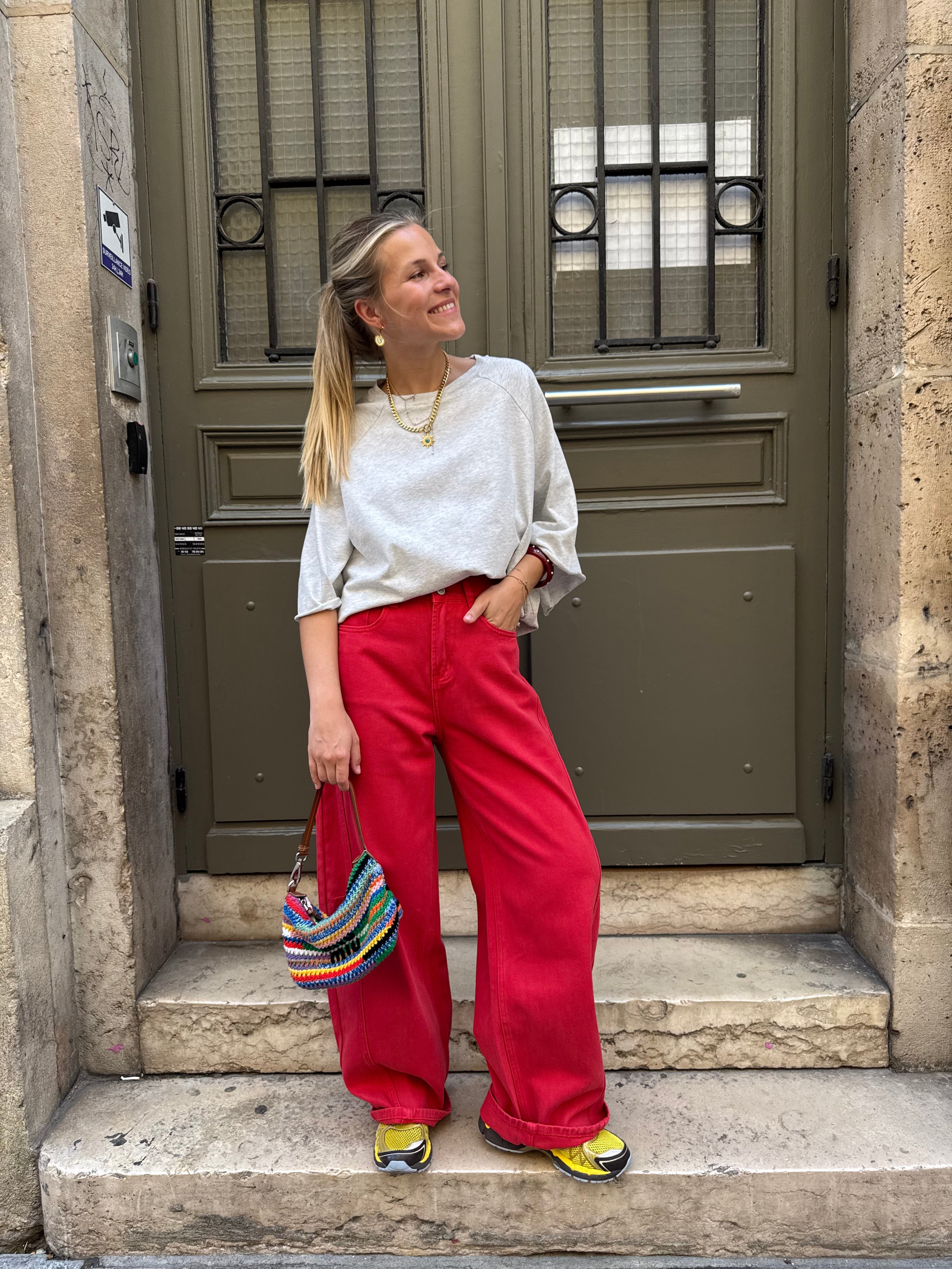 Estelle Pants Red