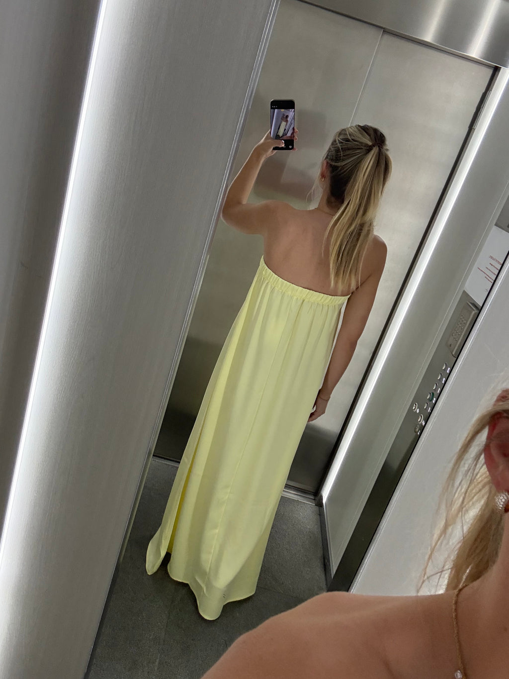 Anna Bustier Yellow