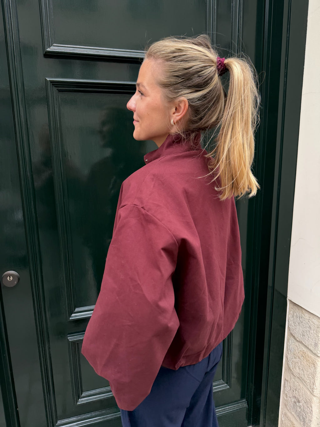 Leontine Vest Burgundy