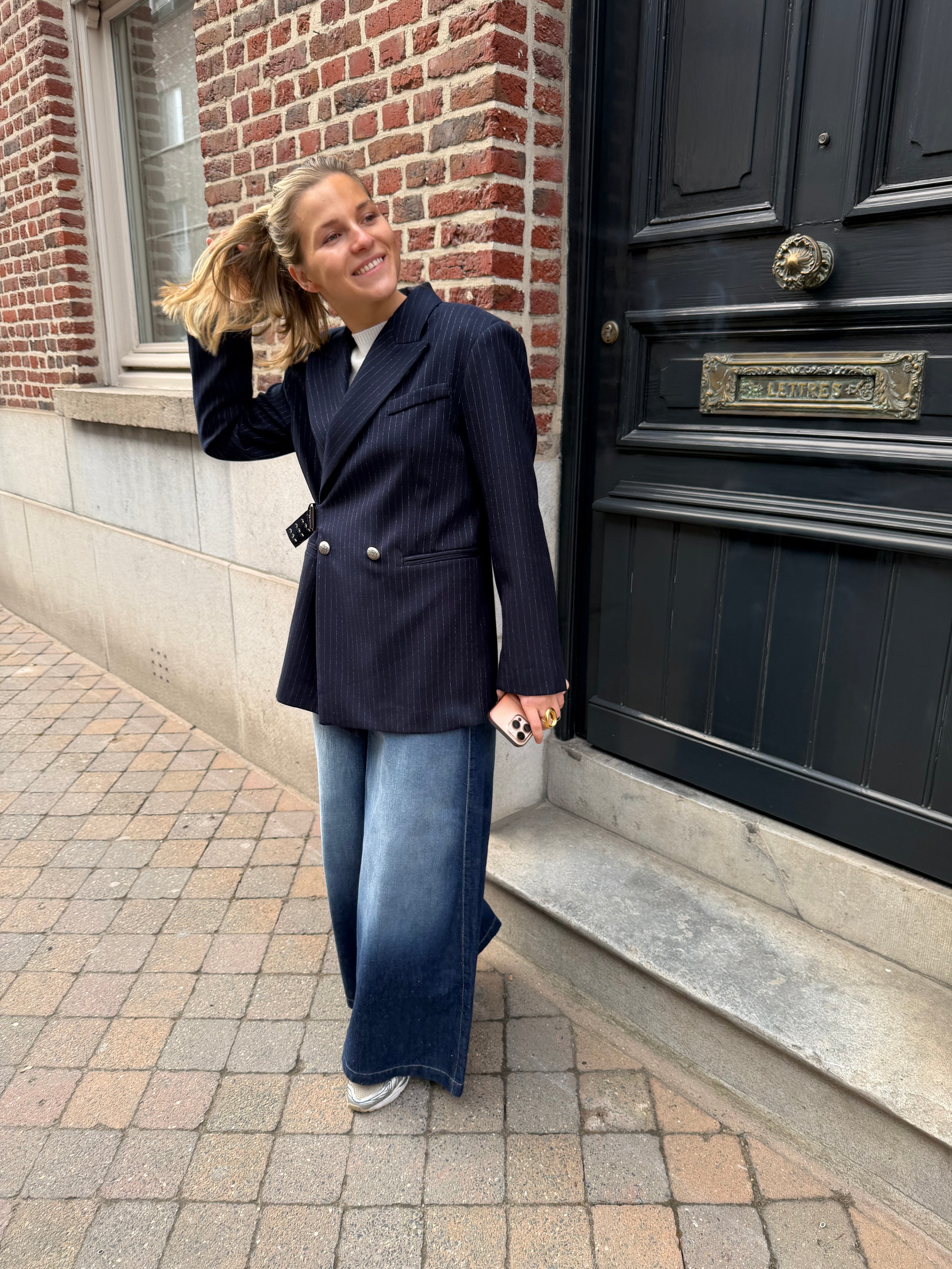 Marine Striped Blazer