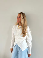 Celestine Wrap Top White