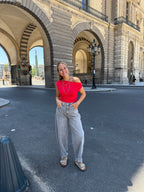 Giselle Grey Balloon Jeans