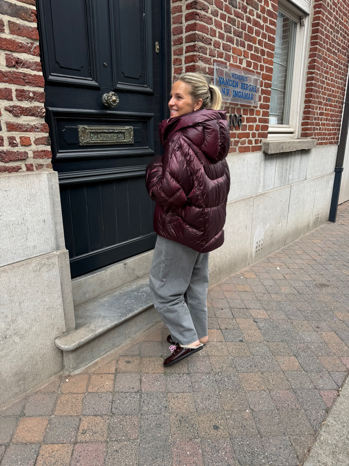 Juliette Coat Burgundy