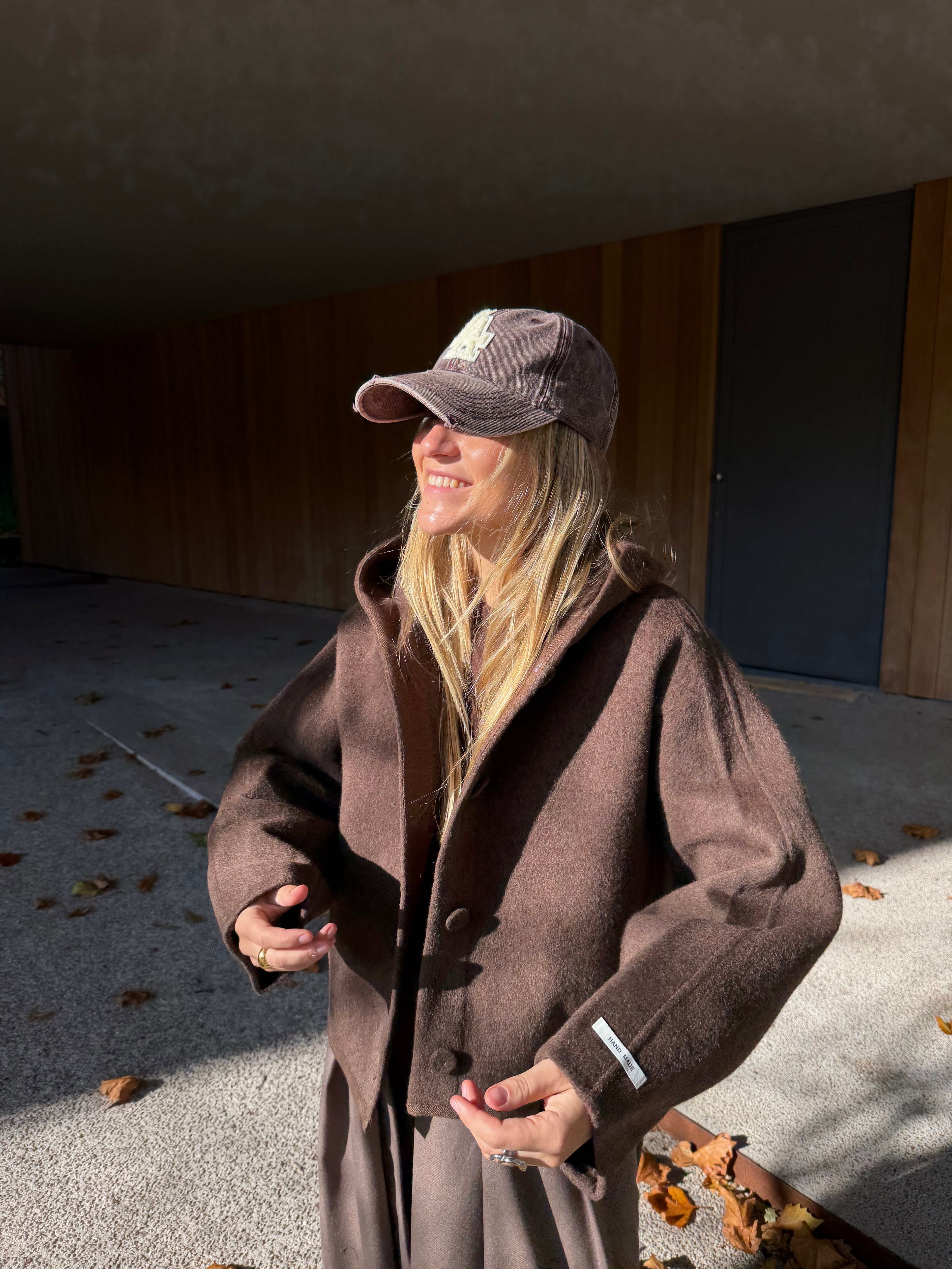 Josephine Coat Brown