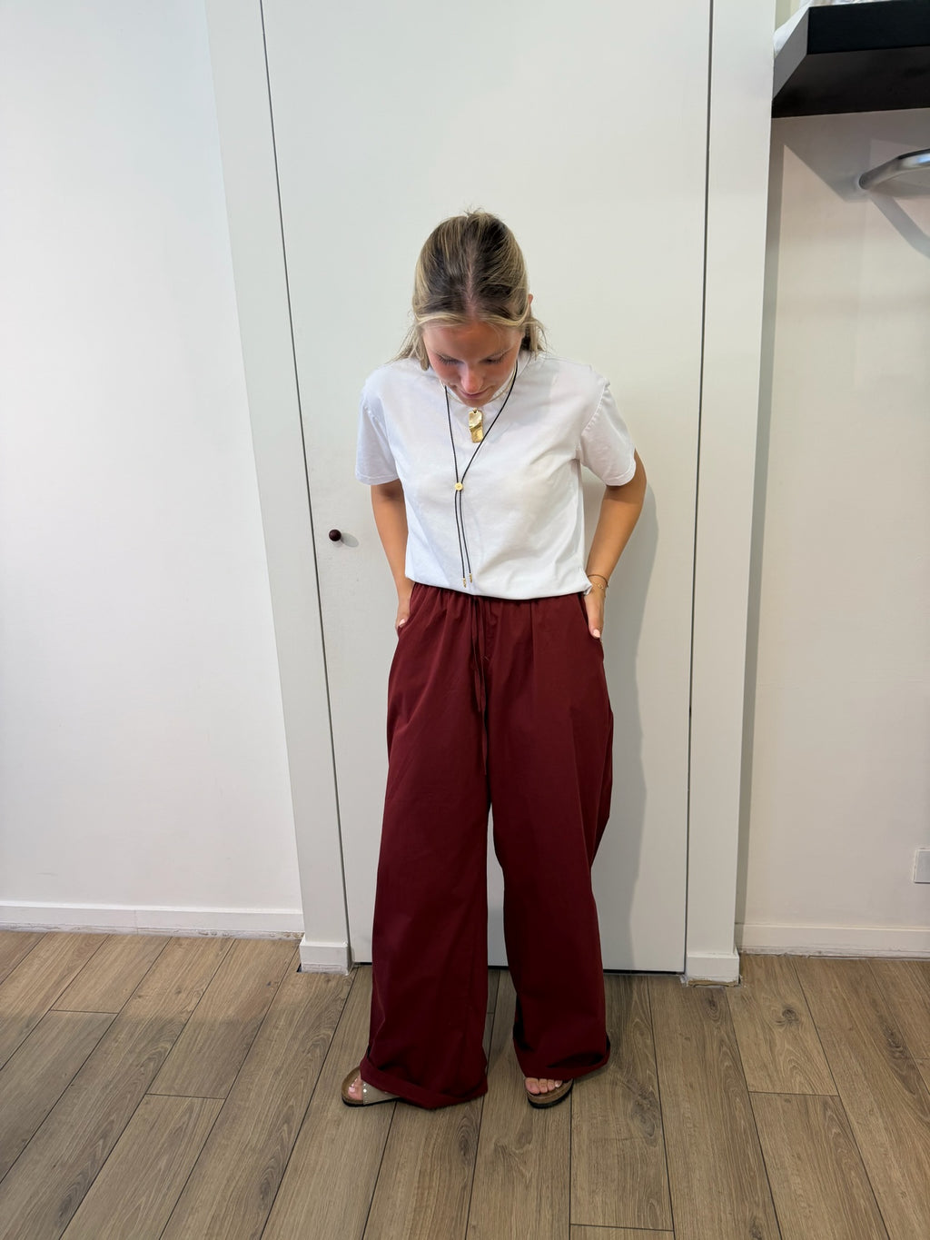 Marie Pants Burgundy