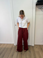 Marie Pants Burgundy