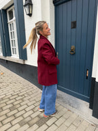 Julie Blazer Warm Red