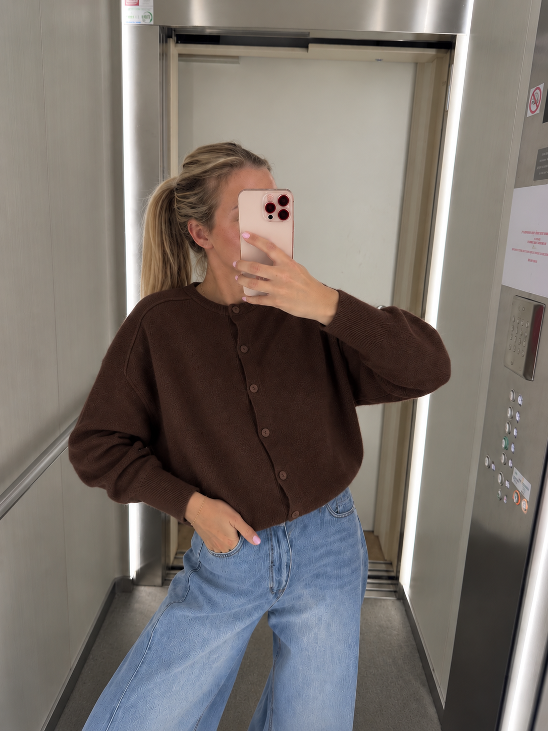 Jeanne Knit Brown
