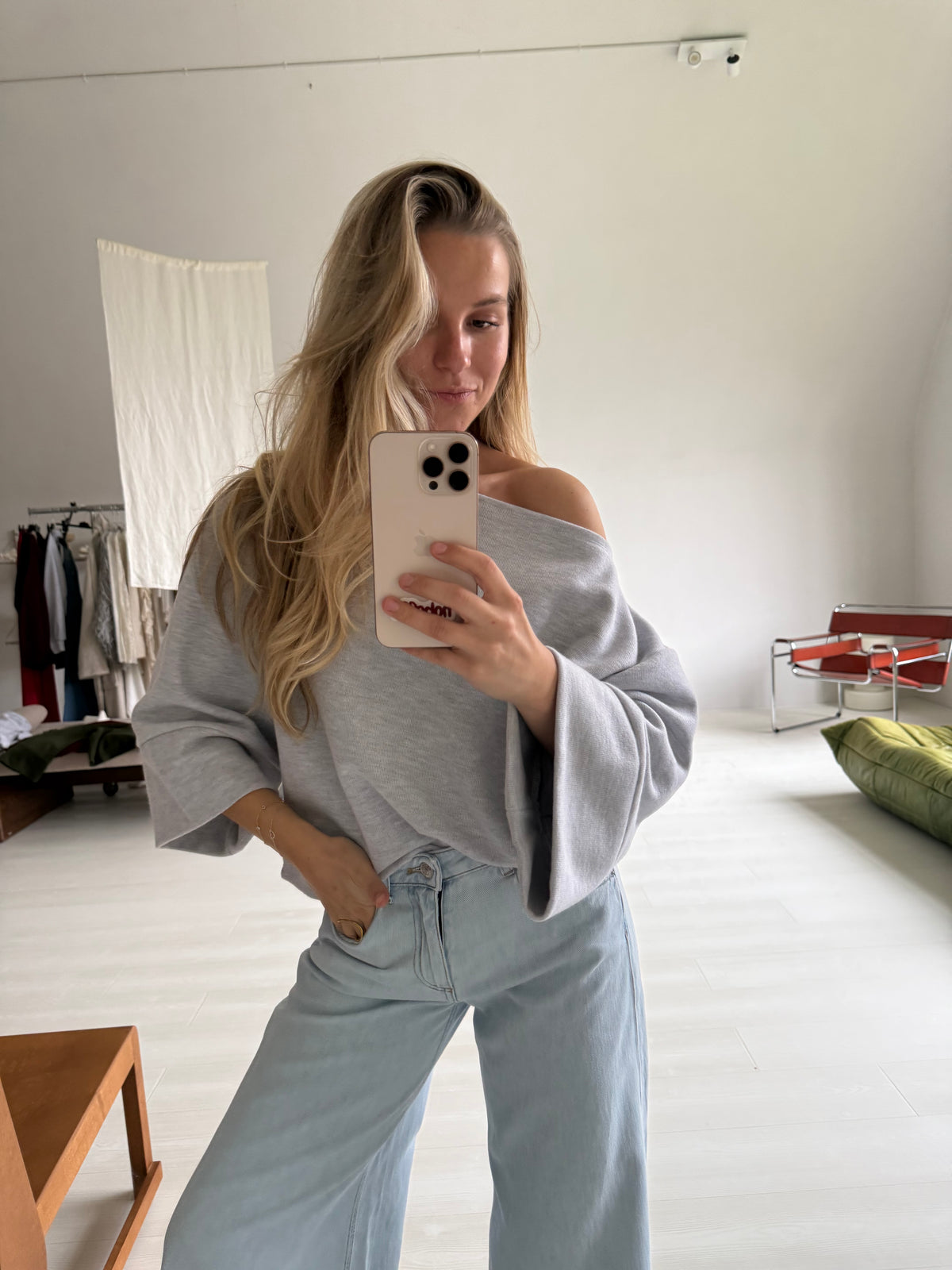 Leo Top Grey