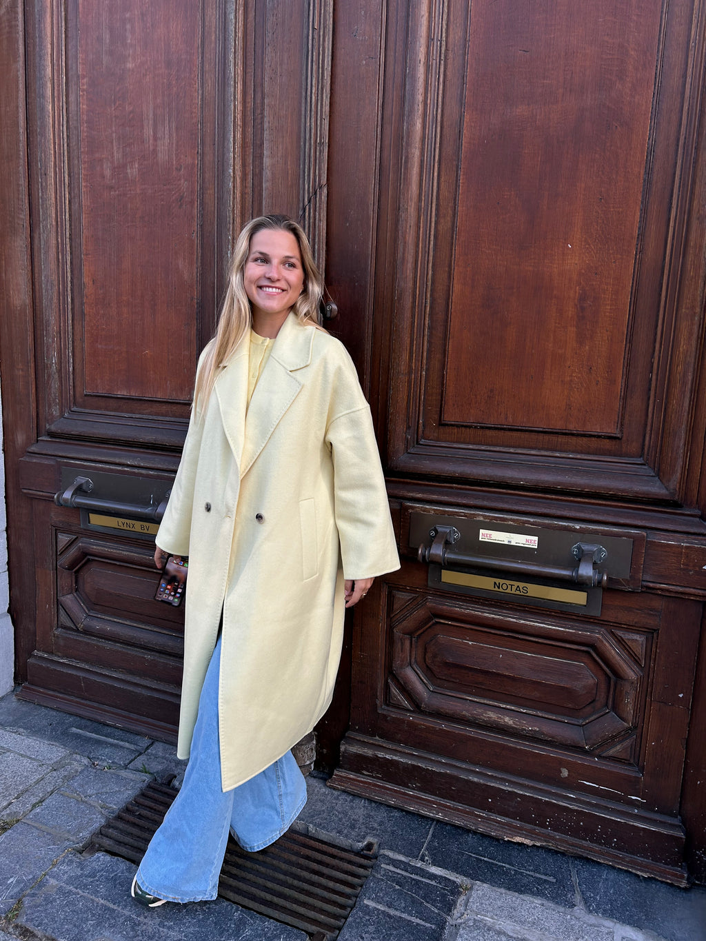 Brigitte Coat Yellow