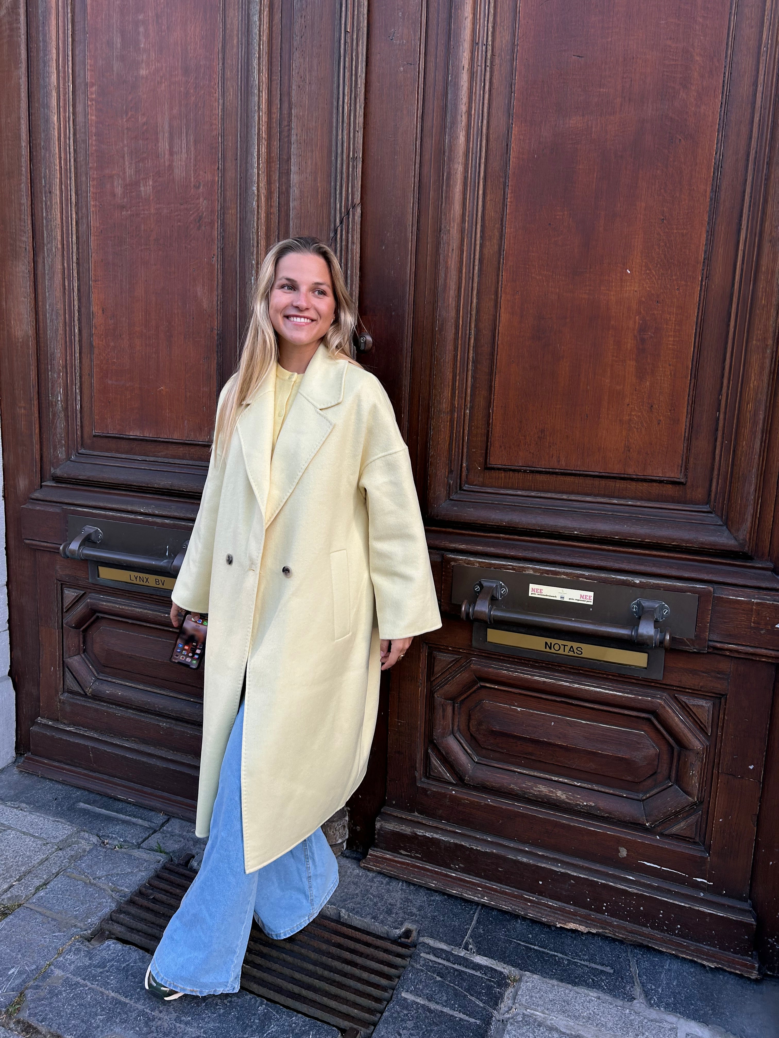 Brigitte Coat Yellow