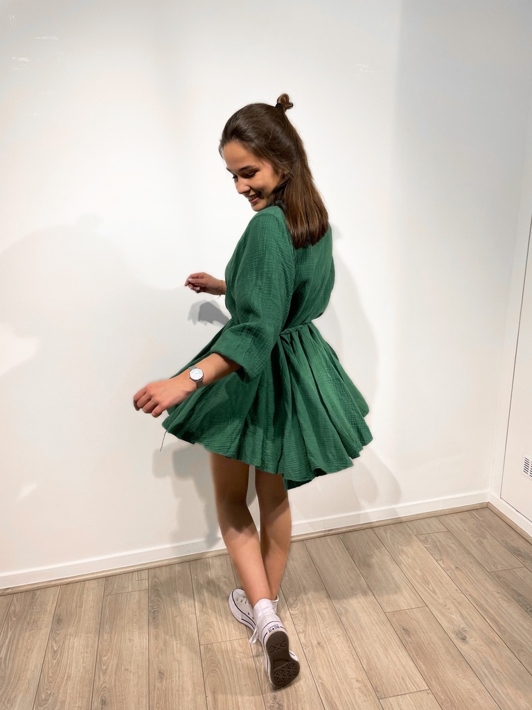 Manon Tetra Dress Green