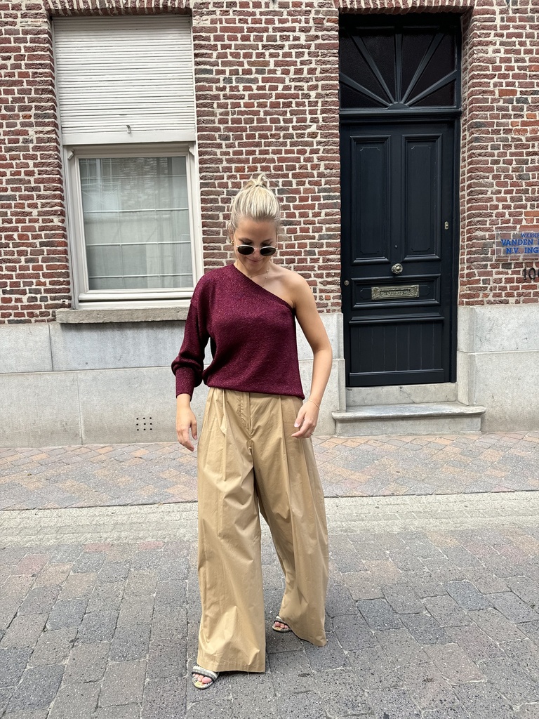 Lola Sparkle Knit Bordeaux
