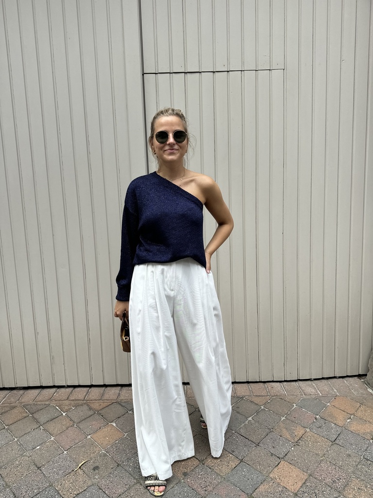 Lola Sparkle Knit Marine